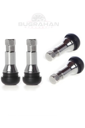 4 Adet Metal Zırh Kaplamalı Tr414 Oto Lastik Sibop Takımı 