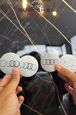 AUDİ Logolu Jant Göbeği Arması 56 Mm 4 Adet