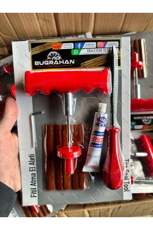 Profesyonel A Kalite Lastik Tamir Kiti Fitil Atma Seti