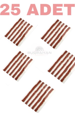 Araba ve Motosiklet Lastik Onarım İçin Lastik Tamir Fitili 10 Cm 25' Li Paket.
