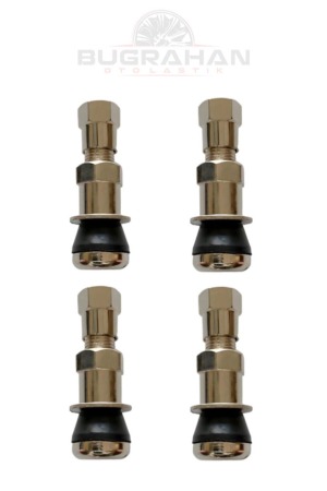 TR-416SS Paslanmaz Çelik Oto Lastik Sibop Takımı 4 Adet