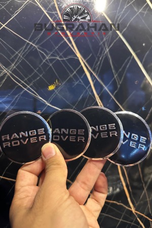 RANGE ROVER Yeni Tasarım Logolu Alüminyum Metal A Kalite Jant Göbeği Arması Sticker 56 Mm 4 Adet
