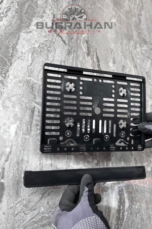 Motorsiklet ATV ve Şarjlı Bisiklet Plakalık Kolay Montajlı Takmatik Boş Plakalık A Kalite Hammadde